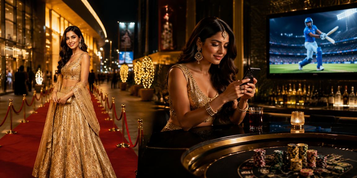 Live casino dealer interacting with players online on winstarexch